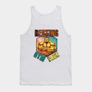 Resting Gym Face Tank Top